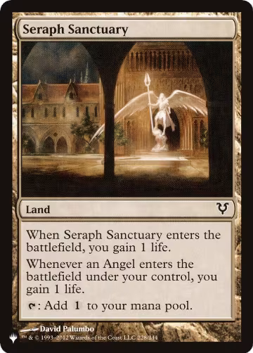 Seraph Sanctuary (AVR) (228), The List Reprints — Magic card price