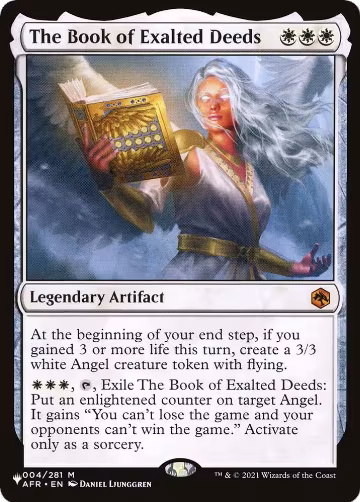 The Book of Exalted Deeds (4), The List Reprints — Magic card price