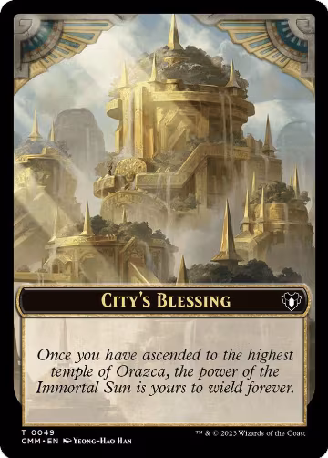 City's Blessing // Construct (0075) Double-Sided Token (49 // 75), Commander Masters — Magic card price