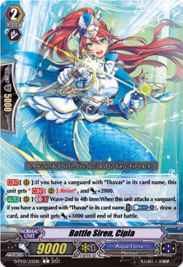 Battle Siren, Cipla (D-PV01/212EN), D-PV01: History Collection — Vanguard card price