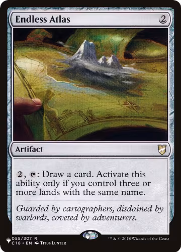 Endless Atlas (55), The List Reprints — Magic card price