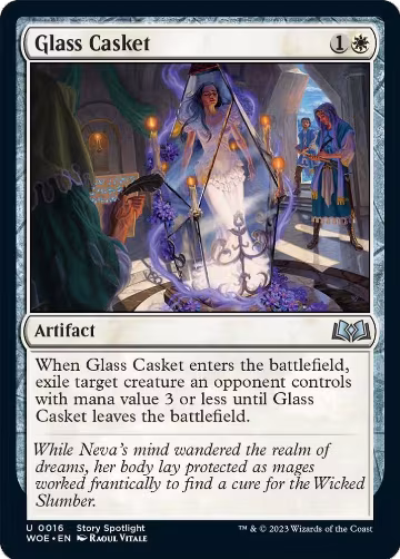 Glass Casket (16), Wilds of Eldraine — Magic card price