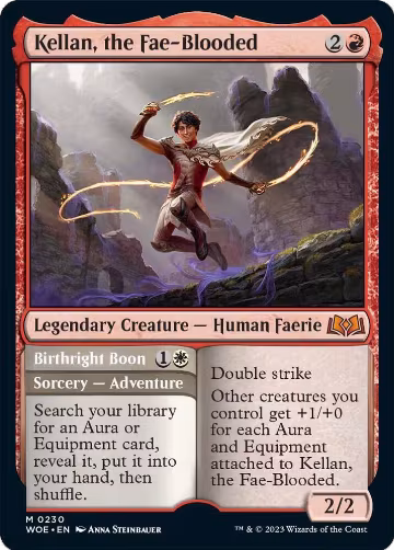 Kellan, the Fae-Blooded (230), Wilds of Eldraine — Magic card price