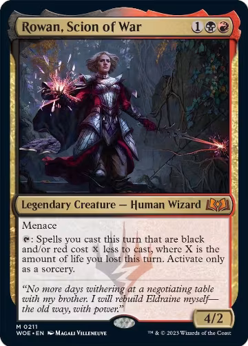 Rowan, Scion of War (211), Wilds of Eldraine — Magic card price