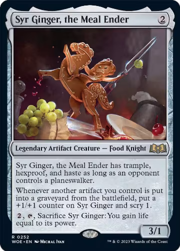 Syr Ginger, the Meal Ender (252), Wilds of Eldraine — Magic card price