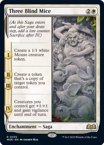 Three Blind Mice (35), Wilds of Eldraine — Magic card price