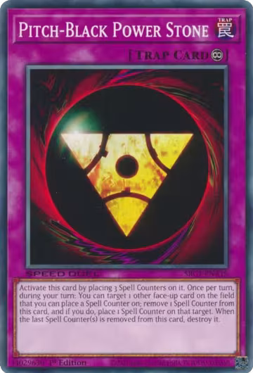Pitch-Black Power Stone (SBC1-ENA18), Speed Duel: Streets of Battle City — Yu-Gi-Oh! card price