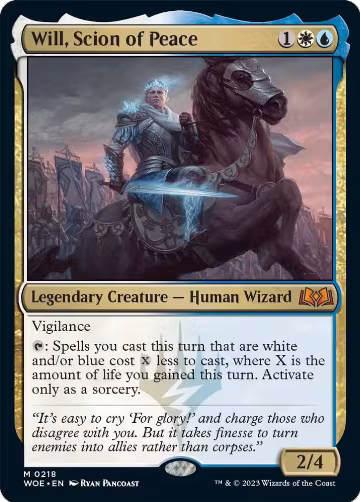 Will, Scion of Peace (218), Wilds of Eldraine — Magic card price