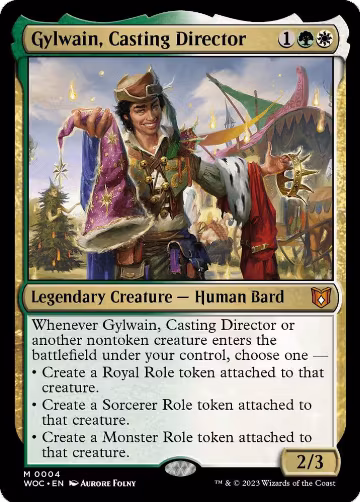Gylwain, Casting Director (4), Commander: Wilds of Eldraine — Magic card price