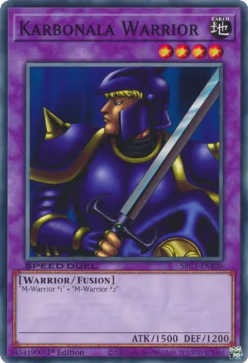 Karbonala Warrior (SBC1-ENB20), Speed Duel: Streets of Battle City — Yu-Gi-Oh! card price