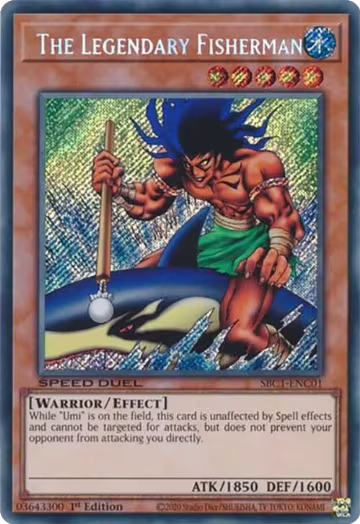 The Legendary Fisherman (Secret Rare) (SBC1-ENC01), Speed Duel: Streets of Battle City — Yu-Gi-Oh! card price