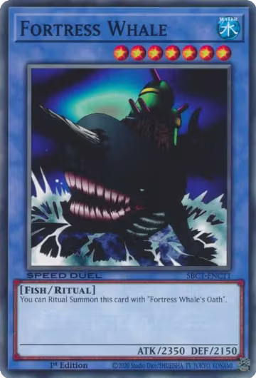 Fortress Whale (SBC1-ENC11), Speed Duel: Streets of Battle City — Yu-Gi-Oh! card price