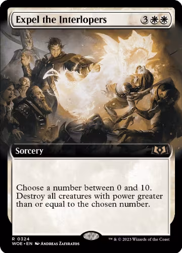 Expel the Interlopers (Extended Art) (324), Wilds of Eldraine — Magic card price