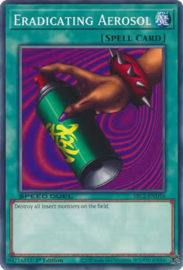 Eradicating Aerosol (SBC1-END16), Speed Duel: Streets of Battle City — Yu-Gi-Oh! card price
