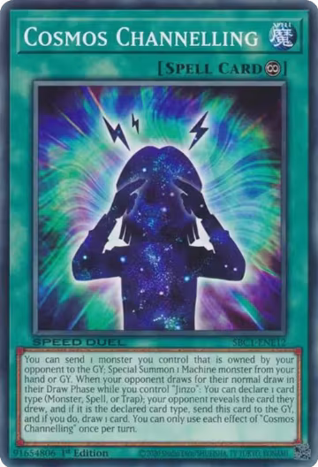 Cosmos Channelling (SBC1-ENE12), Speed Duel: Streets of Battle City — Yu-Gi-Oh! card price