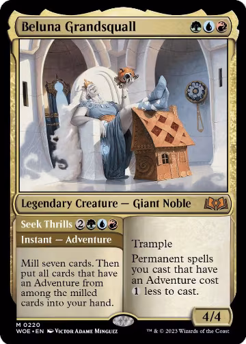 Beluna Grandsquall (220), Wilds of Eldraine — Magic card price