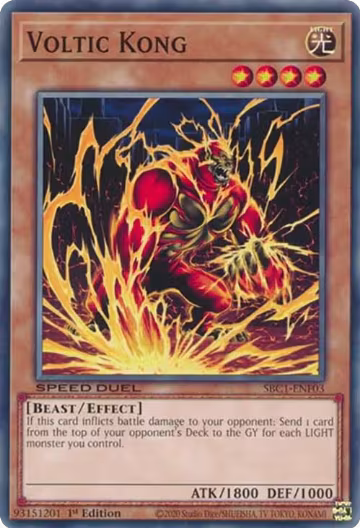 Voltic Kong (SBC1-ENF03), Speed Duel: Streets of Battle City — Yu-Gi-Oh! card price