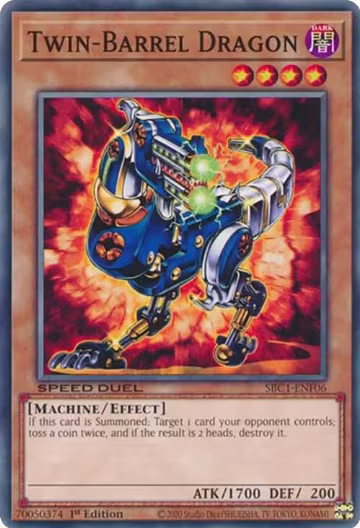 Twin-Barrel Dragon (SBC1-ENF06), Speed Duel: Streets of Battle City — Yu-Gi-Oh! card price