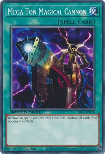 Mega Ton Magical Cannon (SBC1-ENI18), Speed Duel: Streets of Battle City — Yu-Gi-Oh! card price
