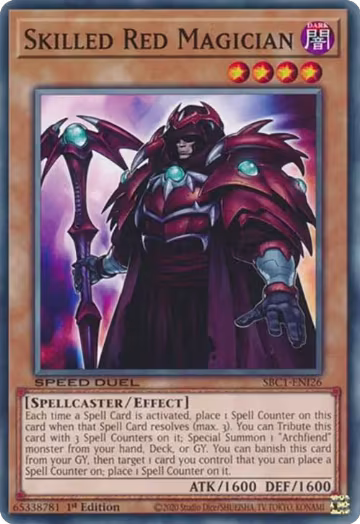 Skilled Red Magician (SBC1-ENI26), Speed Duel: Streets of Battle City — Yu-Gi-Oh! card price