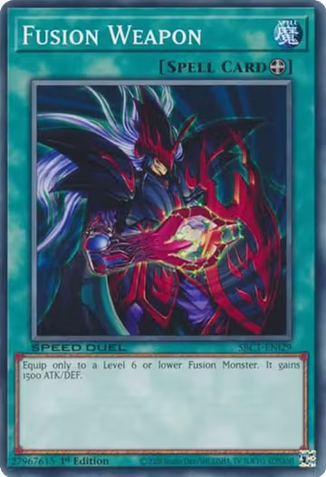 Fusion Weapon (SBC1-ENI29), Speed Duel: Streets of Battle City — Yu-Gi-Oh! card price