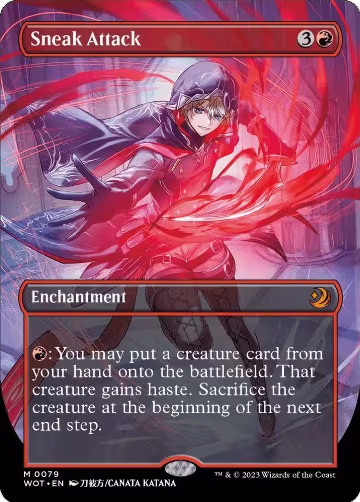 Sneak Attack (Anime Borderless) (79), Wilds of Eldraine: Enchanting Tales — Magic card price
