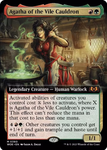 Agatha of the Vile Cauldron (Extended Art) (360), Wilds of Eldraine — Magic card price