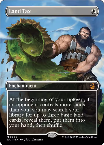 Land Tax (Anime Borderless) (66), Wilds of Eldraine: Enchanting Tales — Magic card price