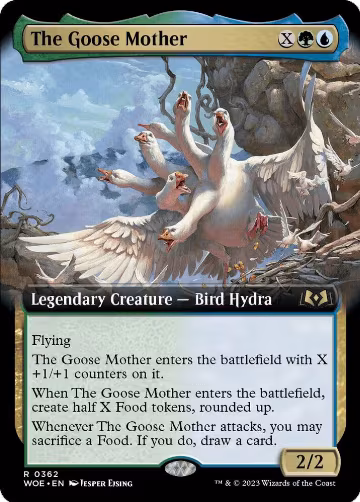 The Goose Mother (Extended Art) (362), Wilds of Eldraine — Magic card price