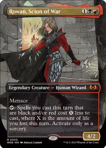 Rowan, Scion of War (Borderless) (300), Wilds of Eldraine — Magic card price