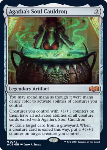 Agatha's Soul Cauldron (242), Wilds of Eldraine — Magic card price