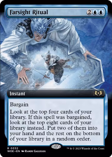 Farsight Ritual (Extended Art) (332), Wilds of Eldraine — Magic card price