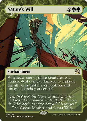 Nature's Will (57), Wilds of Eldraine: Enchanting Tales — Magic card price