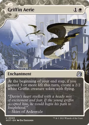 Griffin Aerie (5), Wilds of Eldraine: Enchanting Tales — Magic card price