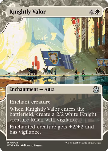 Knightly Valor (8), Wilds of Eldraine: Enchanting Tales — Magic card price