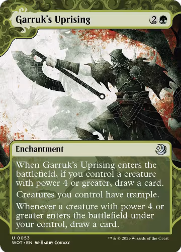 Garruk's Uprising (53), Wilds of Eldraine: Enchanting Tales — Magic card price