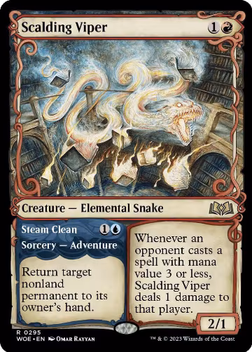 Scalding Viper (Showcase) (295), Wilds of Eldraine — Magic card price