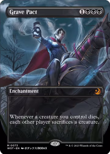 Grave Pact (Anime Borderless) (73), Wilds of Eldraine: Enchanting Tales — Magic card price