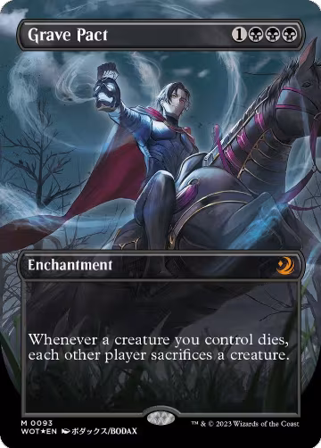 Grave Pact (Anime Borderless) (Confetti Foil) (93), Wilds of Eldraine: Enchanting Tales — Magic card price