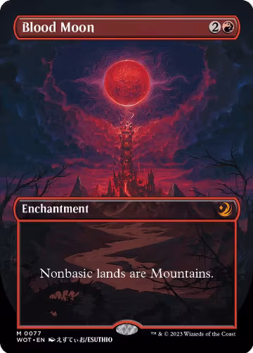 Blood Moon (Anime Borderless) (77), Wilds of Eldraine: Enchanting Tales — Magic card price