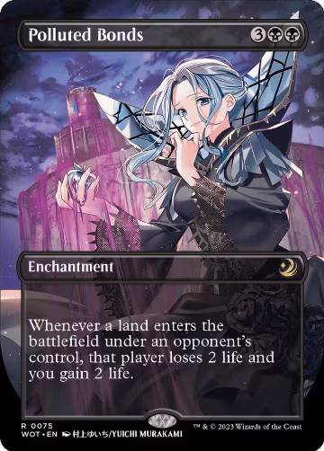Polluted Bonds (Anime Borderless) (75), Wilds of Eldraine: Enchanting Tales — Magic card price