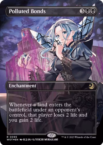 Polluted Bonds (Anime Borderless) (Confetti Foil) (95), Wilds of Eldraine: Enchanting Tales — Magic card price