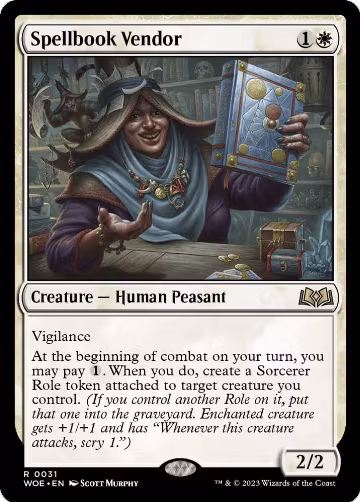 Spellbook Vendor (31), Wilds of Eldraine — Magic card price