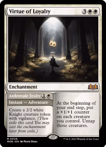Virtue of Loyalty (38), Wilds of Eldraine — Magic card price