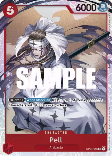 Pell (OP04-013), Kingdoms of Intrigue — One Piece card price
