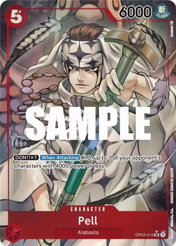 Pell (Alternate Art) (OP04-013), Kingdoms of Intrigue — One Piece card price