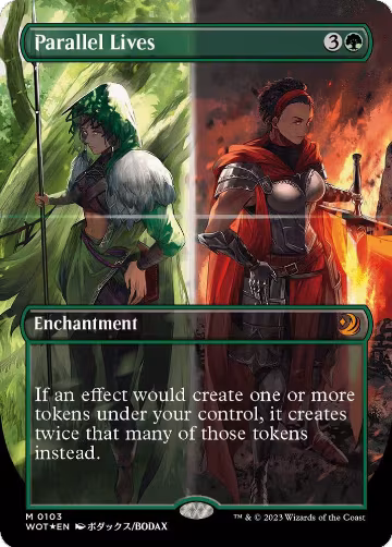 Parallel Lives (Anime Borderless) (Confetti Foil) (103), Wilds of Eldraine: Enchanting Tales — Magic card price