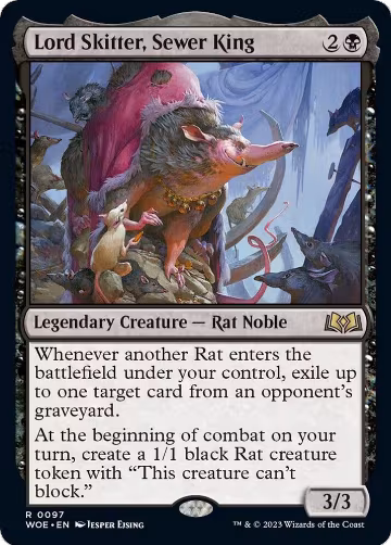 Lord Skitter, Sewer King (97), Wilds of Eldraine — Magic card price