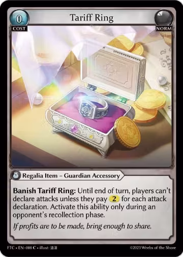 Tariff Ring (008), Fractured Crown — Grand Archive card price