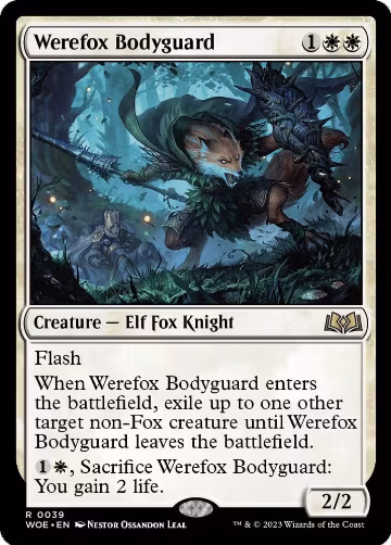 Werefox Bodyguard (39), Wilds of Eldraine — Magic card price